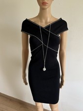 Robe noire neuve avec strass