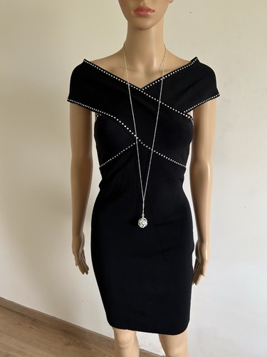 Robe noire neuve avec - , strass