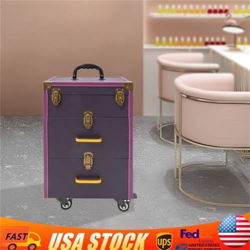 Portable makeup train case - portable,