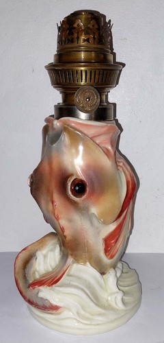 Lampe pétrole zoomorphe - lampe,