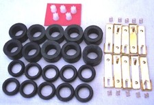 BIG Kit pièces neuves TCR MK3 MK4: lames ressorts pneus Av + Ar. x 10 + pignons
