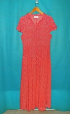 robe longue HOME PARADISE viscose rouge Taille : 40