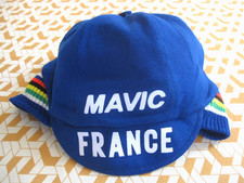 Casquette Cycliste Equipe de France Mavic 80'S Vintage vélo Cap retro cycling