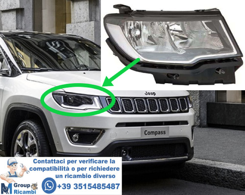 Jeep compass phare groupe - phare,