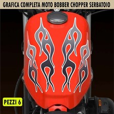 Kit 6 autocollants moto