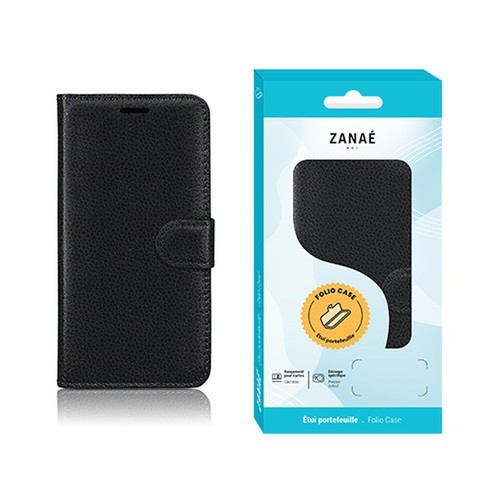 Etui portefeuille noir pour
