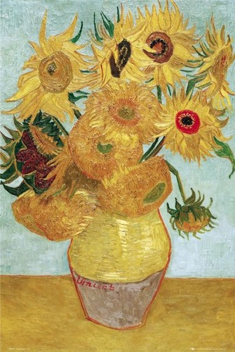 Van gogh tournesol affiche - -,