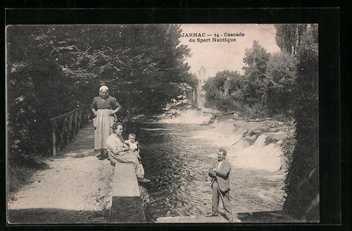 Cpa jarnac cascade sport - cascade, du