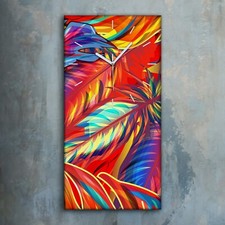 Horloge décorative sur toile