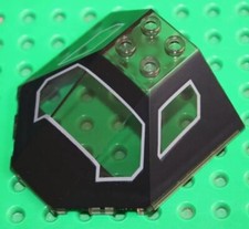 Lego Star Wars Trans-Black Windscreen 6x6x2 Canopy ref 87606pb02 Set 75156