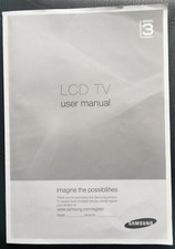 manuel notice télévision LCD SAMSUNG série 3, LE19C350