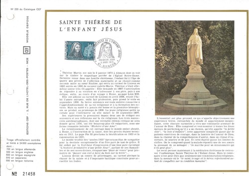 Tres beau lot feuillets cef - beau,