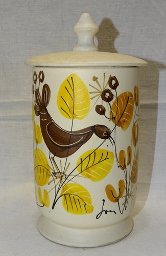 Joli pot couvert ceramique - pot,
