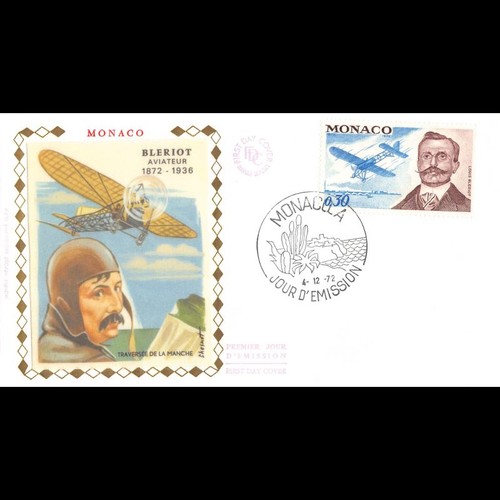 Fdc soie louis blériot - soie,