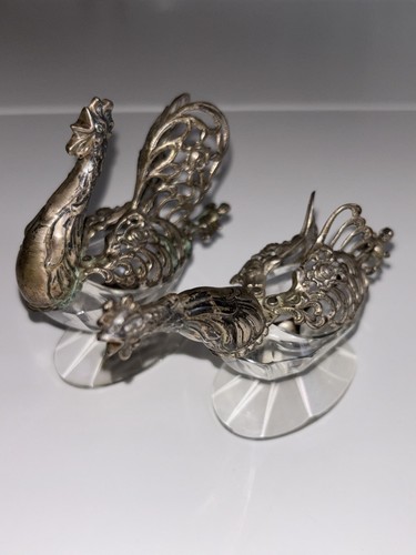 Pair antique 835 silver - antique,