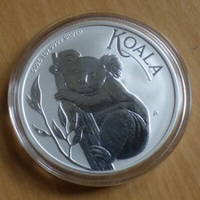 Australia 1$ Koala 2025 Perth silver 999 1 oz silver coin, in a capsule (argent)