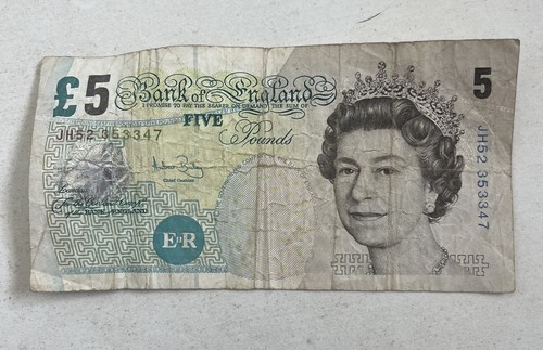 Billet livres bank - 5, £5