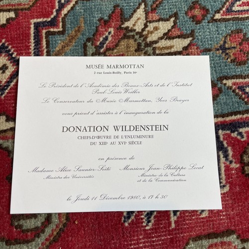 Donation wildenstein - donation,