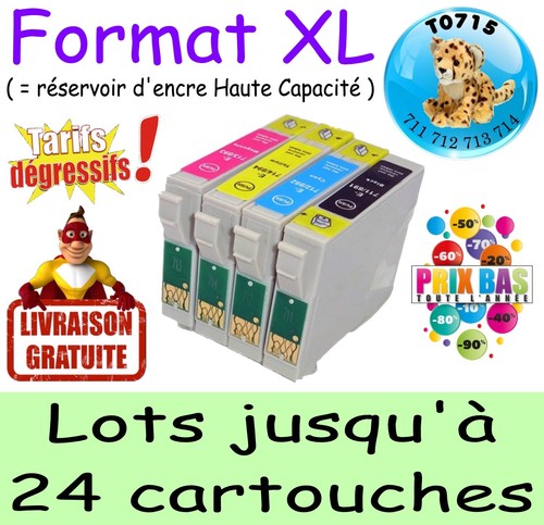 Lot cartouches compatibles - cartouches, 715