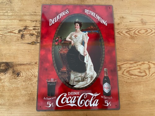 Plaque publicitaire coca - publicitaire, coca-cola