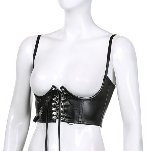 Ceinture corset cuir pu - ceinture,
