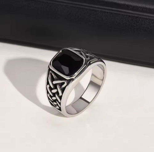 Bague homme acier - , inoxydable