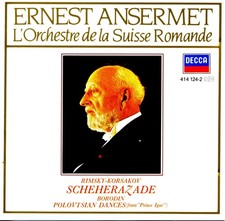SHEHERAZADE Rimsky-Korsakov ANSERMET Polovtsian Dances [CD] Full Silver PDO