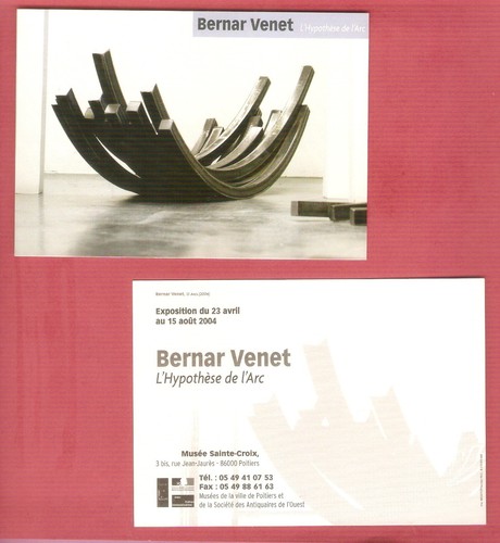 Bernar venet carte postale - carte,