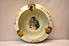 Vintage Camus Napoleon Cognac Porcelaine Cendrier Limoges France Publicité 1960