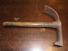 Herminette à talon de tonnelier ( 31,5 cm de long pour le manche )