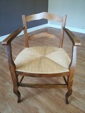 Fauteuil paillé - deux