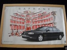 AFFICHE POSTER RENAULT SAFRANE RXE / 1994
