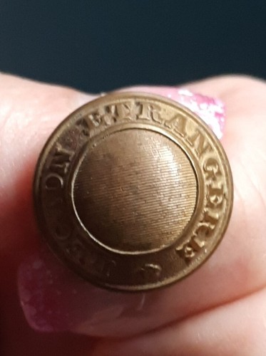 D10609 rare bouton - , d'uniforme