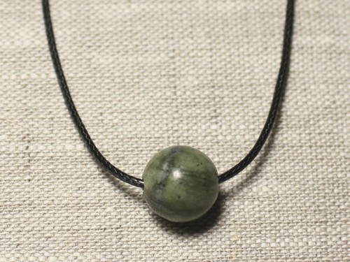 Collier pendentif pierre semi - pendentif,