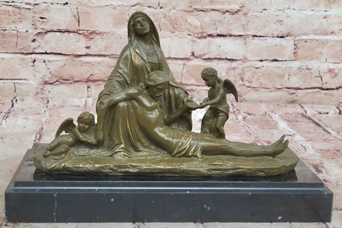 Statue bronze notre dame - statue,