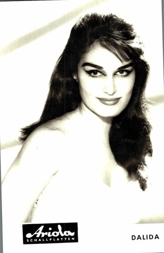 Dalida carte postale - dalida,