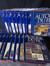 Encyclopédie Des arts textile" COMPLETE 20 VOLUMES RELIES ! " Autour du fil "