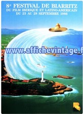 affiche poster biarritz
