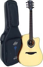 GUITARE ELECTRO ACOUSTIQUE DREADNOUGHT PAN COUPE HYVIBE 20 LAG THV20DCE  STOCK B