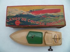 HORNBY CANOT de COURSE Bateau   JOUET N°0 Meccano Tole
