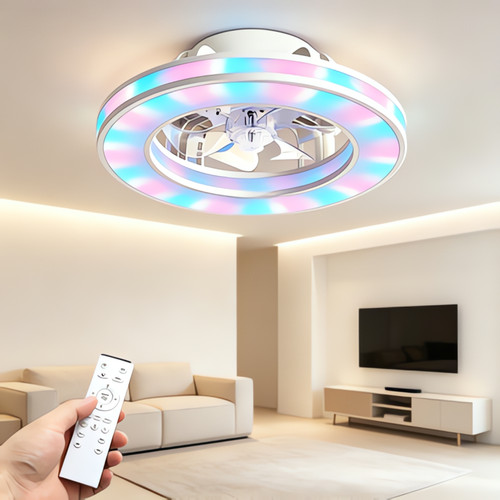 Ventilateur lumineux rgb - ventilateur,