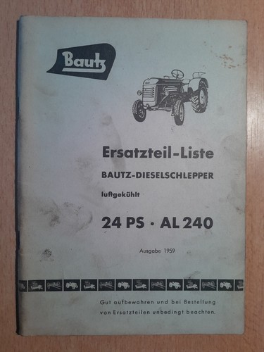 Bautz al 240 - 24, tracteur