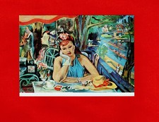 LE12-CARTE POSTALE-DÉDICACÉE-ANDRÉ ÉMILE PLANSON-PEINTRE-LA FERTÉ-SOUS-JOUARRE