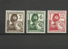 Timbres 1937 ALLEMAGNE Deutsches 3e Reich MIchel N°643-645 Neufs** MNH