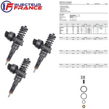 3x 0414720035 Bosch Buse Pompe Unité Pde Seat Ibiza III Cordoba 1.4 0986441551
