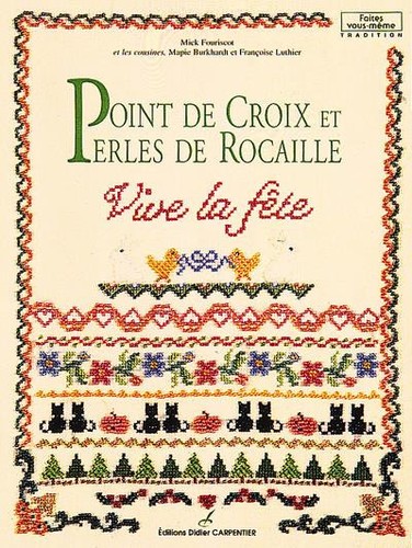 Point croix perles - point, et