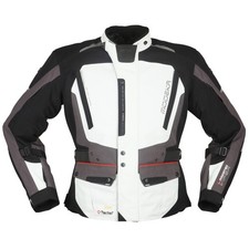 Veste textile Modeka Viper LT gris/noir veste de moto veste de randonnée impe...