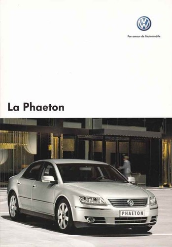 Catalogue brochure phaeton - catalogue,