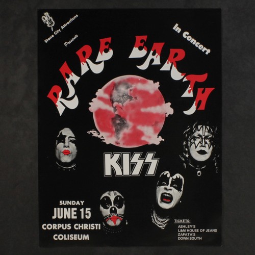 Kiss corpus christi handbill - kiss,