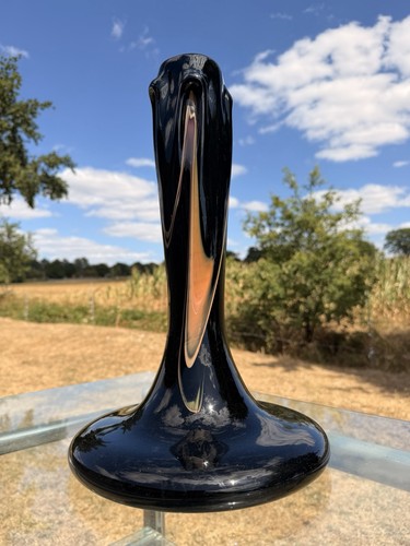 Vintage glass soliflore vase - vintage,